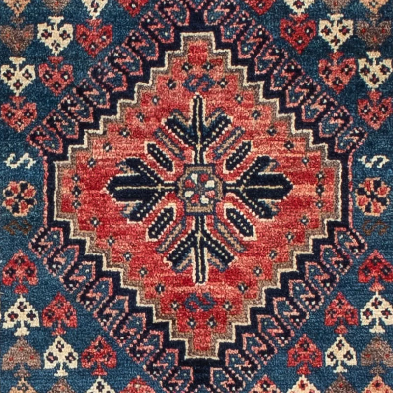 Perserteppich - Nomadic 107 x 152 cm - hellrot