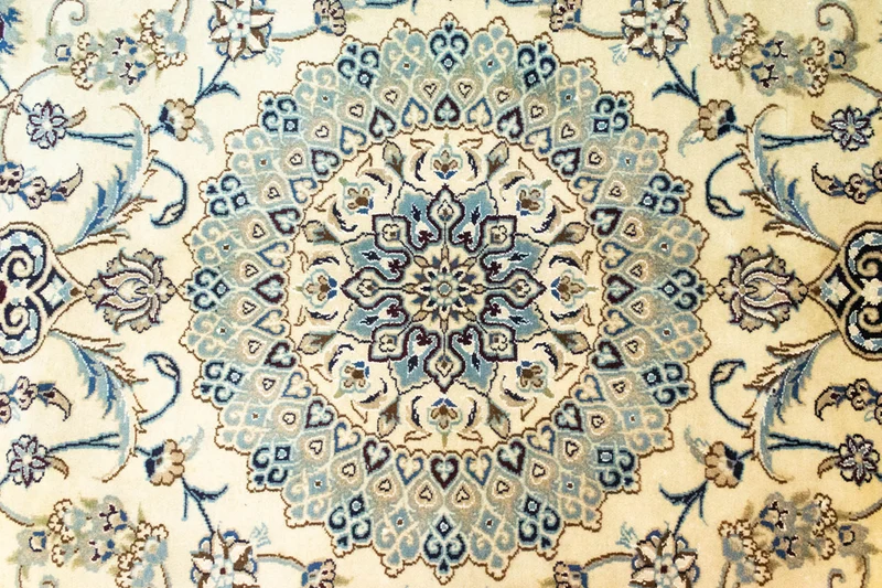 Perserteppich - Nain 239 x 339 cm - naturweiß