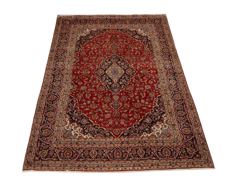 Perserteppich - Keshan 246 x 342 cm - rot