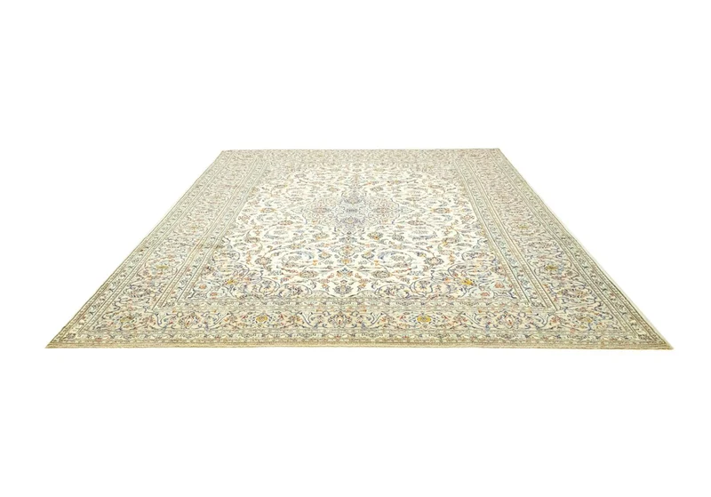 Perserteppich - Keshan 288 x 388 cm - beige
