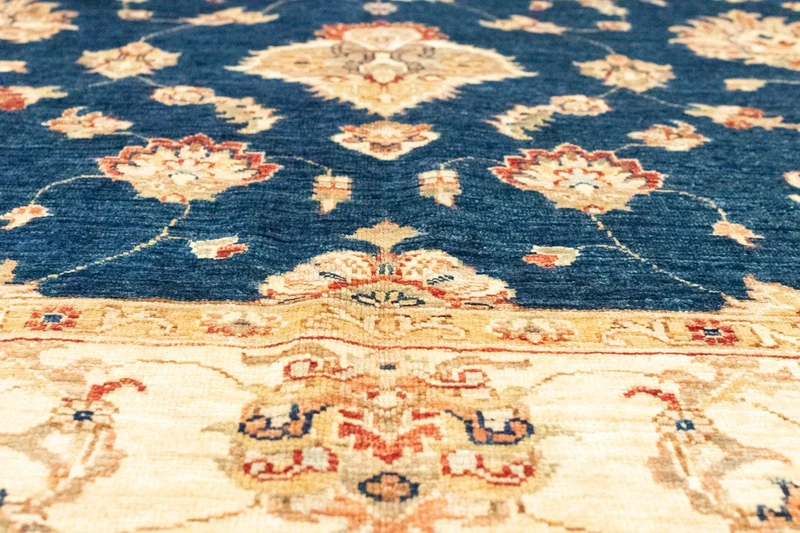Ziegler Teppich 167 x 263 cm - blau