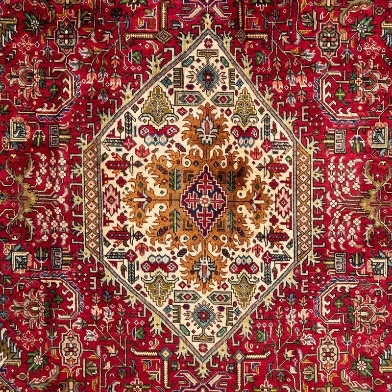 Perserteppich - Täbriz 197 x 322 cm - rot