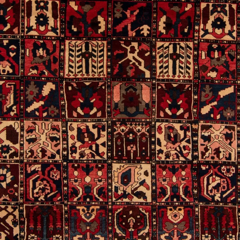 Perserteppich - Nomadic 258 x 337 cm - dunkelrot