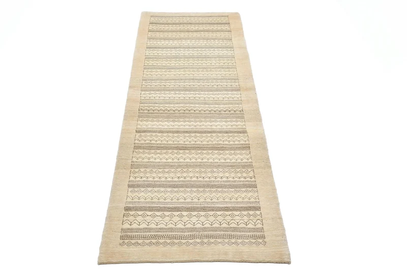 Loribaft Teppich Perser 85x297cm - Orientteppich - sand