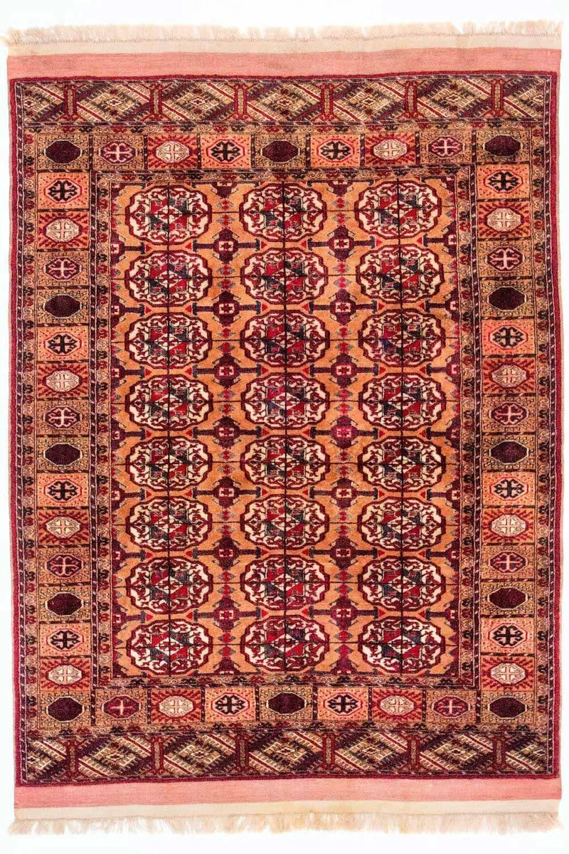 Buchara Teppich 120x170cm - Orientteppich - lachs