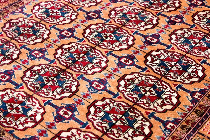 Buchara Teppich 120x170cm - Orientteppich - lachs