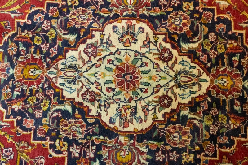 Perserteppich - Keshan 291 x 415 cm - blau