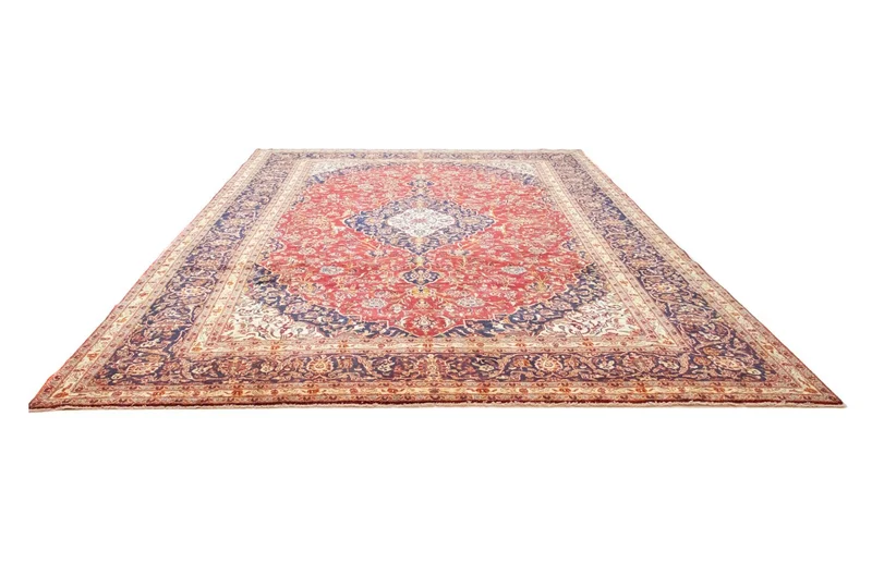 Perserteppich - Keshan 291 x 415 cm - blau