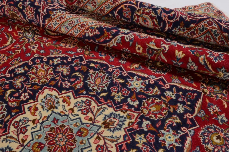 Perserteppich - Keshan 293 x 398 cm - rot
