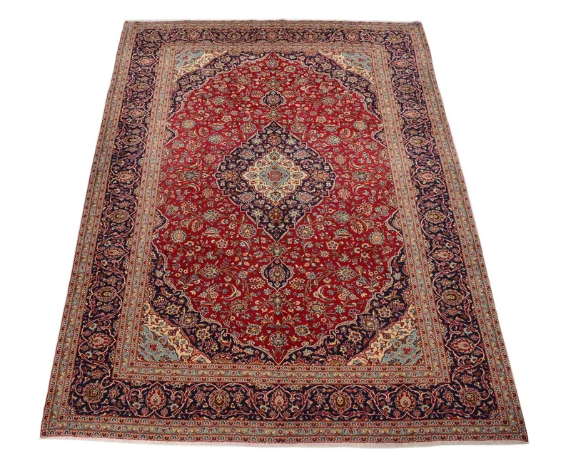 Perserteppich - Keshan 293 x 398 cm - rot