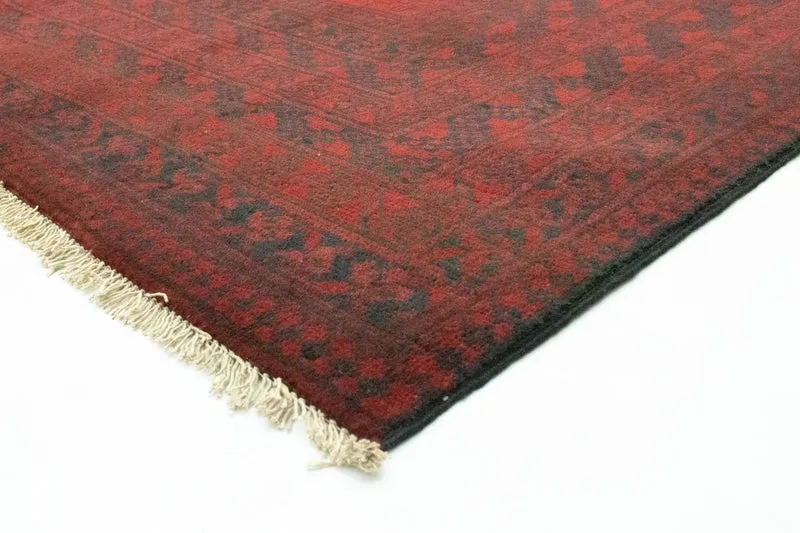 Afghan Teppich - Filpa 250 x 329 cm - dunkelrot
