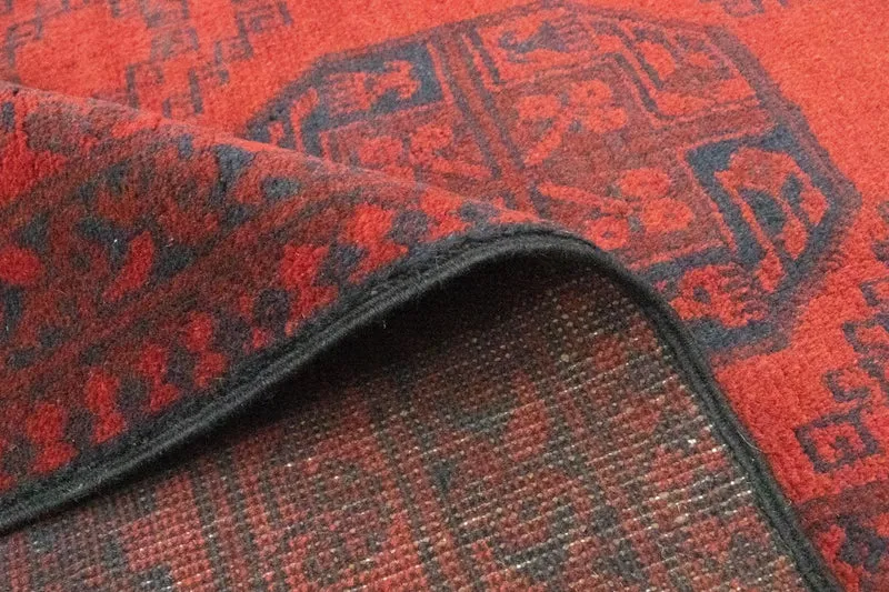 Afghan Teppich - Filpa 250 x 329 cm - dunkelrot