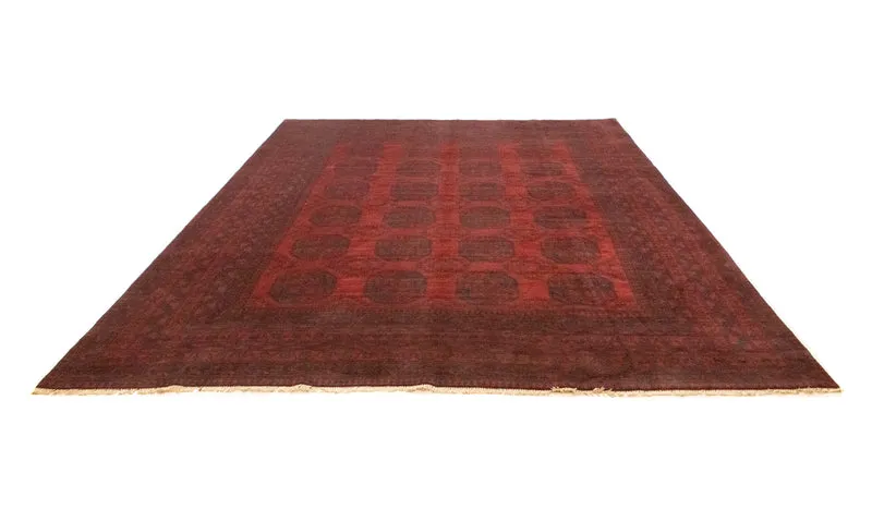 Afghan Teppich - Filpa 250 x 329 cm - dunkelrot