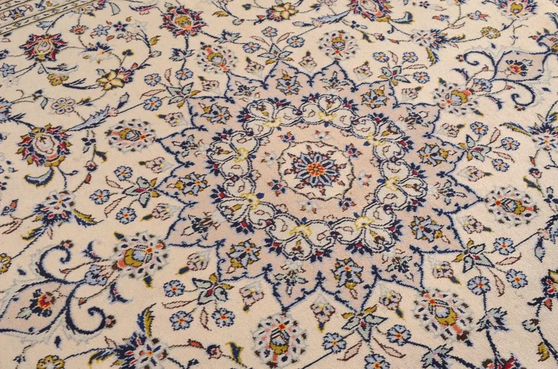Perserteppich - Keshan 246 x 350 cm - beige