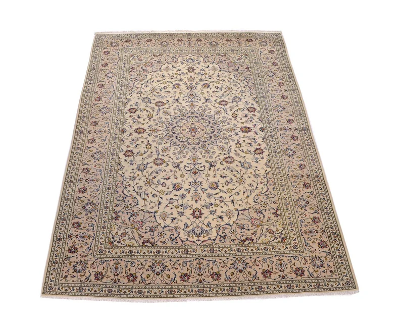 Perserteppich - Keshan 246 x 350 cm - beige