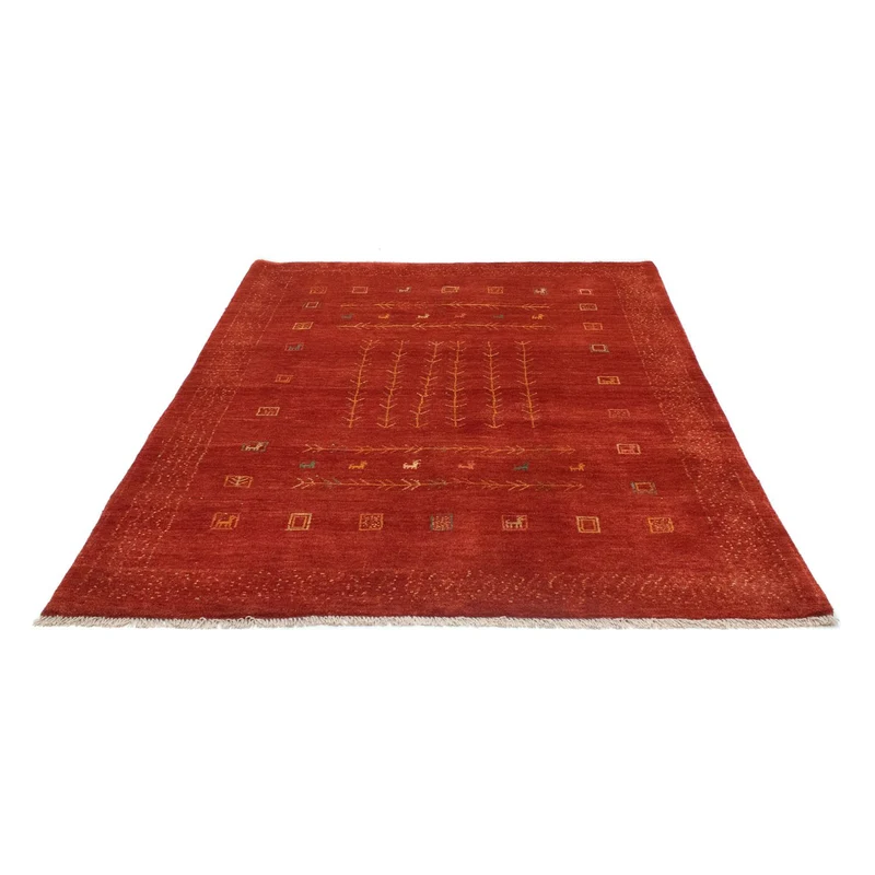 Gabbeh Teppich - Perser 150 x 190 cm - rot