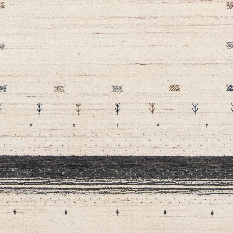 Gabbeh Teppich - Loribaft Indus 145 x 200 cm - beige