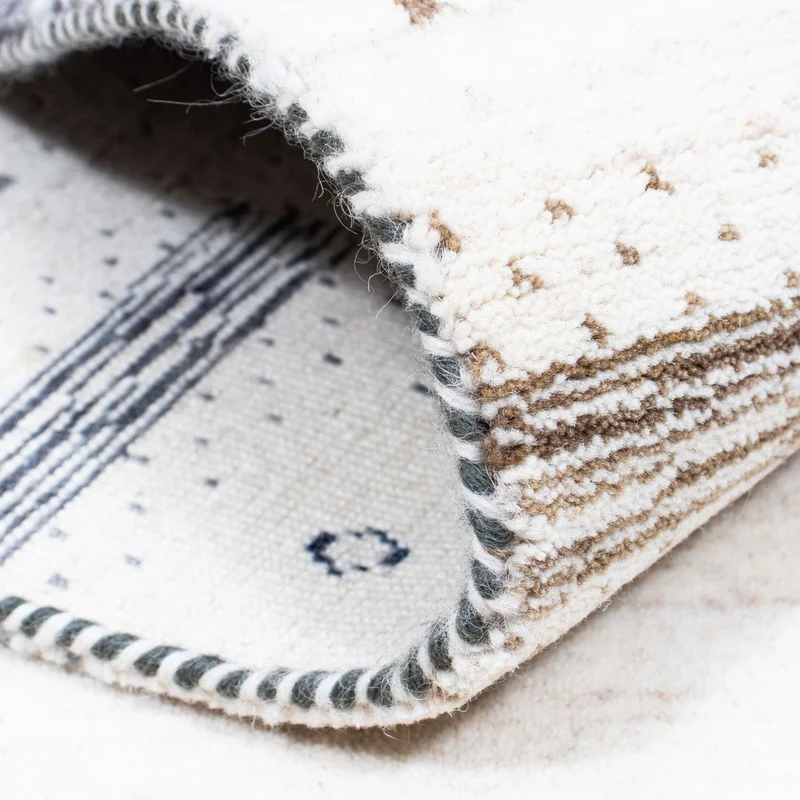 Gabbeh Teppich - Loribaft Indus 145 x 200 cm - beige