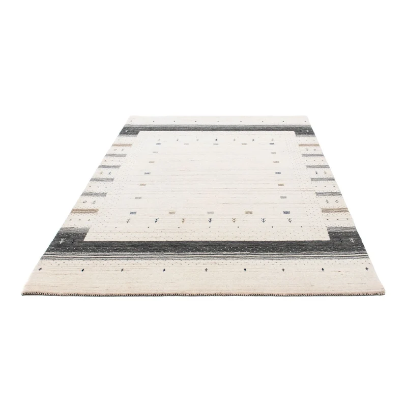 Gabbeh Teppich - Loribaft Indus 145 x 200 cm - beige