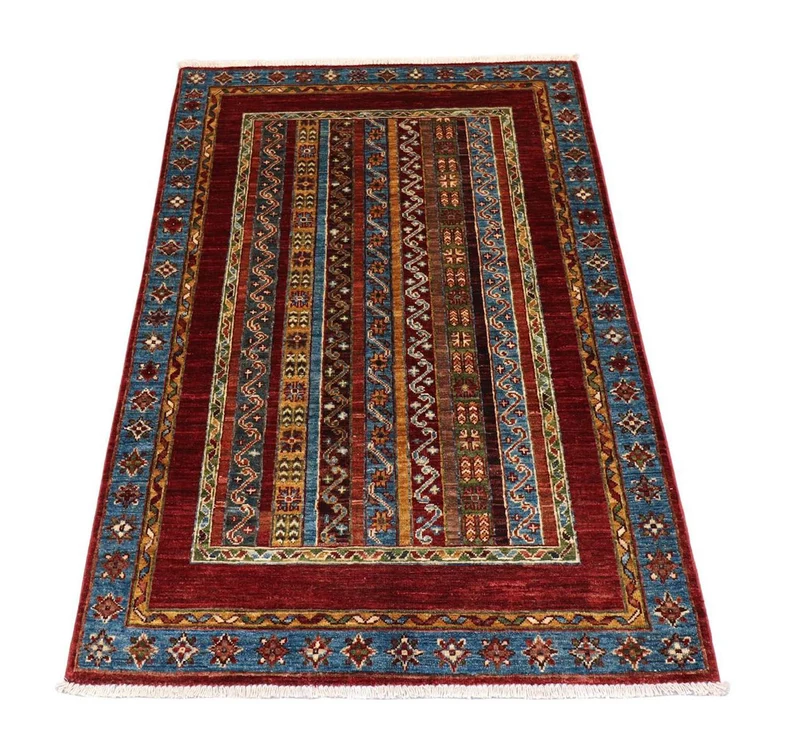 Ziegler Teppich 103 x 152 cm - dunkelblau