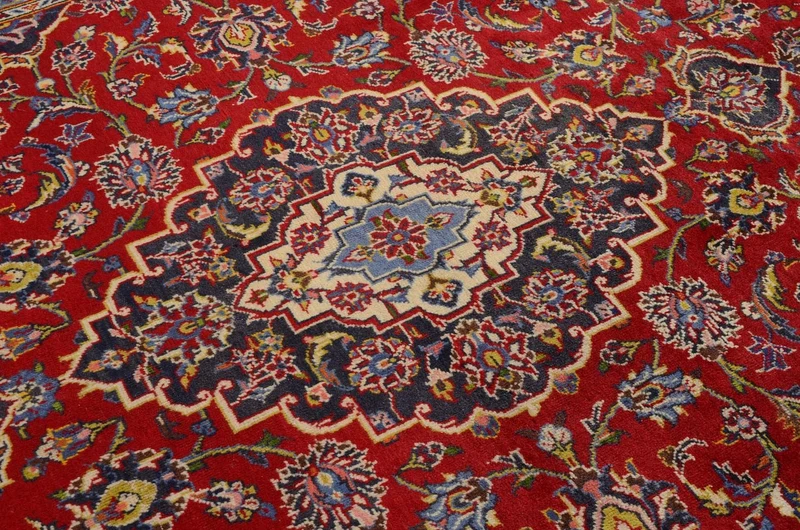 Perserteppich - Keshan 202 x 305 cm - rot