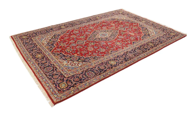 Perserteppich - Keshan 202 x 305 cm - rot