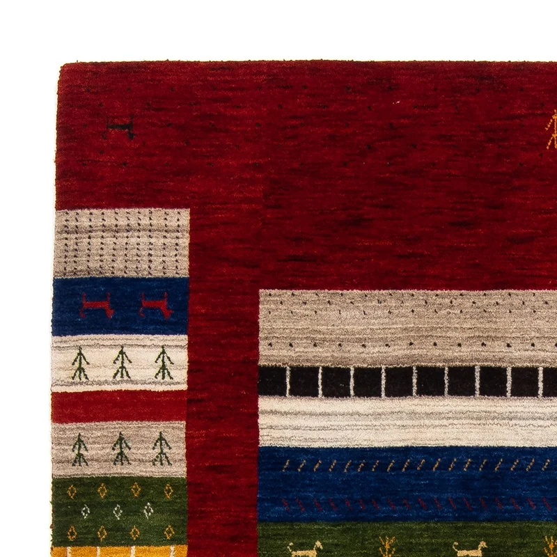 Gabbeh Teppich - Loribaft Indus 144 x 200 cm - mehrfarbig