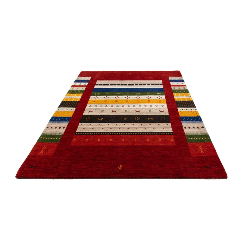 Gabbeh Teppich - Loribaft Indus 144 x 200 cm - mehrfarbig
