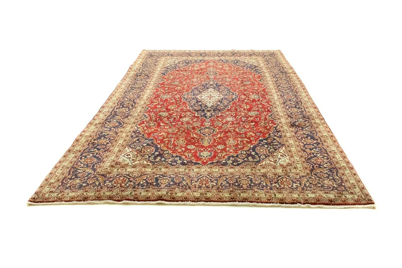 Perserteppich - Keshan 207 x 346 cm - rot