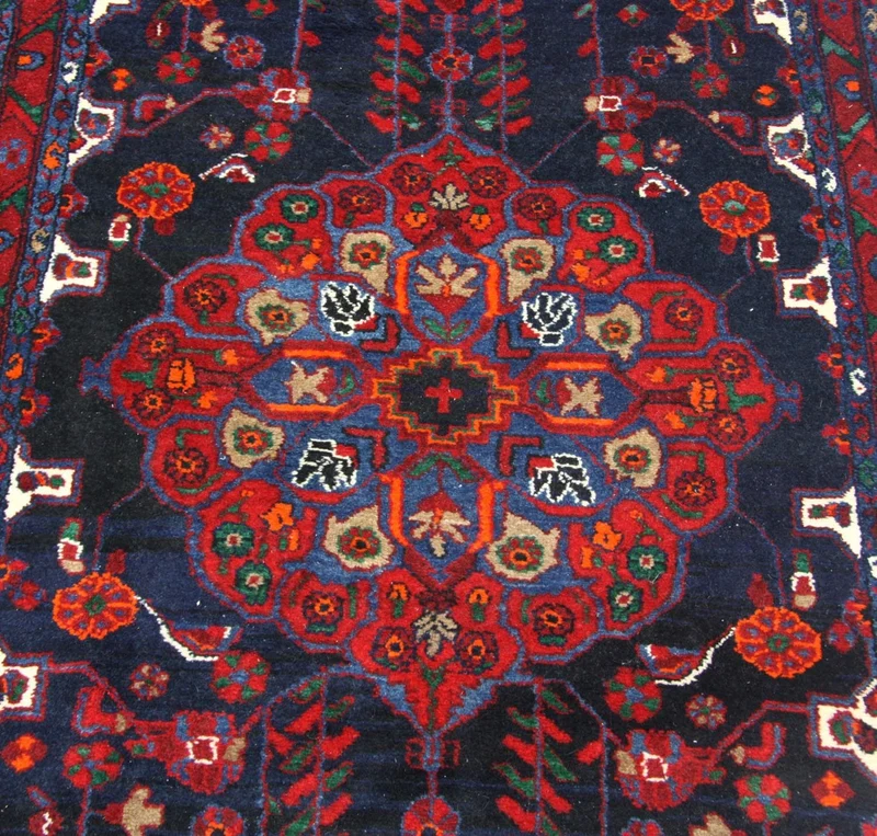Perserteppich - Nomadic 118 x 525 cm - blau