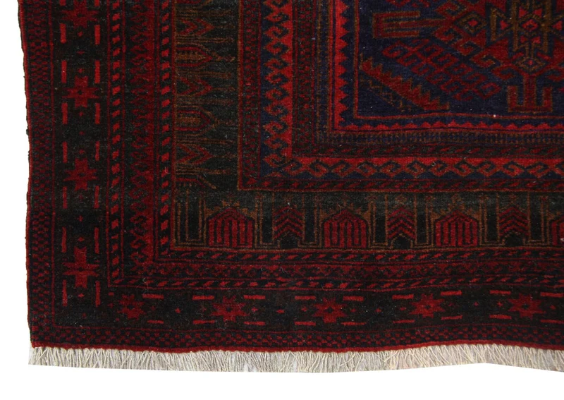 Belutsch Teppich 107 x 151 cm - blau