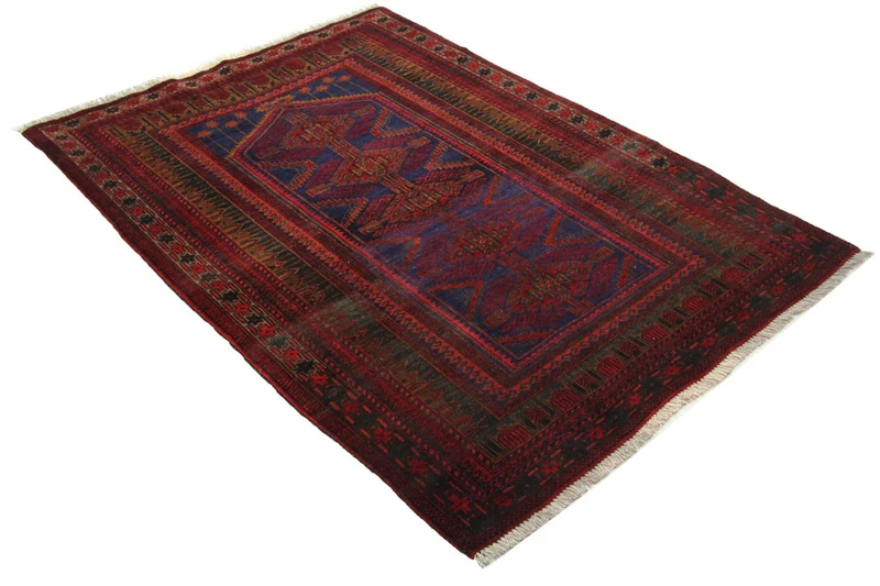 Belutsch Teppich 107 x 151 cm - blau
