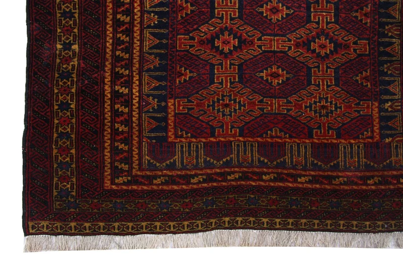 Afghan Teppich 95 x 152 cm - rot