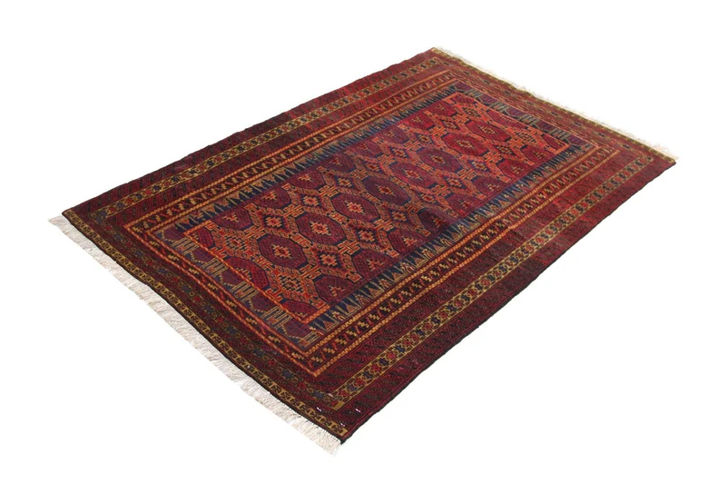 Afghan Teppich 95 x 152 cm - rot