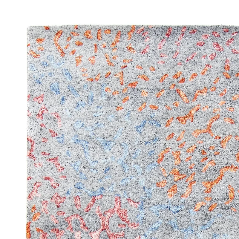 Designer Teppich 140 x 200 cm - hellblau