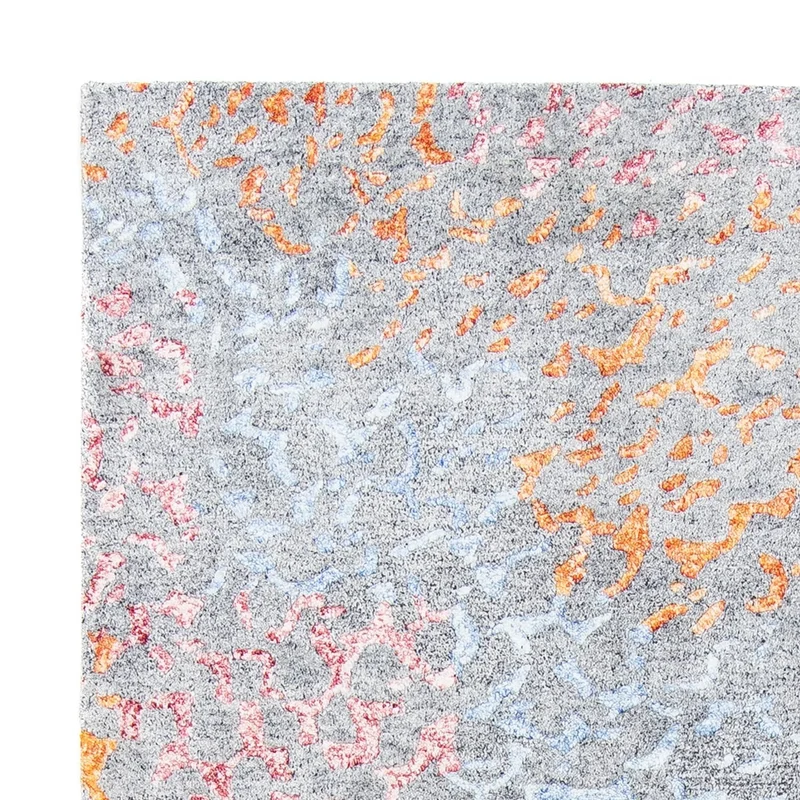 Designer Teppich 140 x 200 cm - hellblau