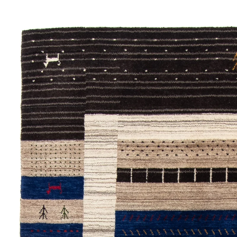 Gabbeh Teppich - Loribaft Indus 140 x 200 cm - mehrfarbig