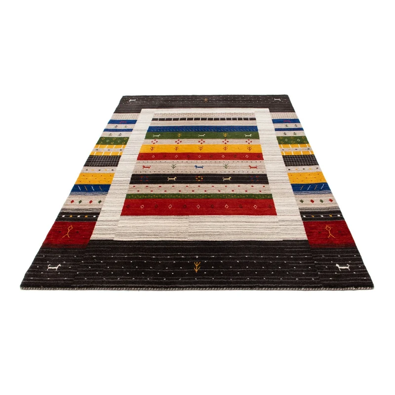 Gabbeh Teppich - Loribaft Indus 140 x 200 cm - mehrfarbig
