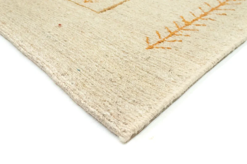 Gabbeh Teppich - Perser 139 x 188 cm - beige