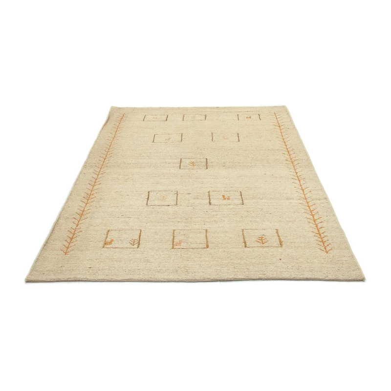 Gabbeh Teppich - Perser 139 x 188 cm - beige