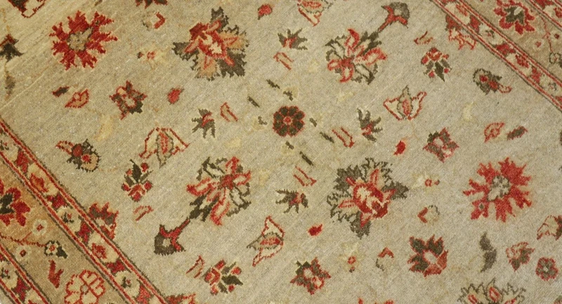 Ziegler Teppich 114 x 172 cm - dunkelbeige