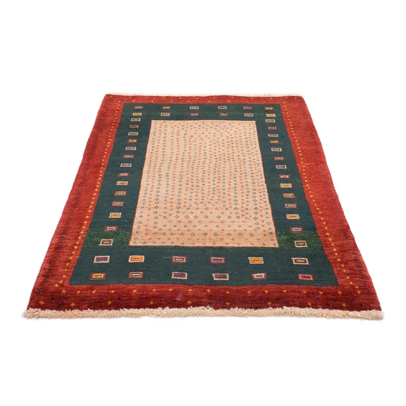 Gabbeh Teppich - Perser 103 x 153 cm - gold