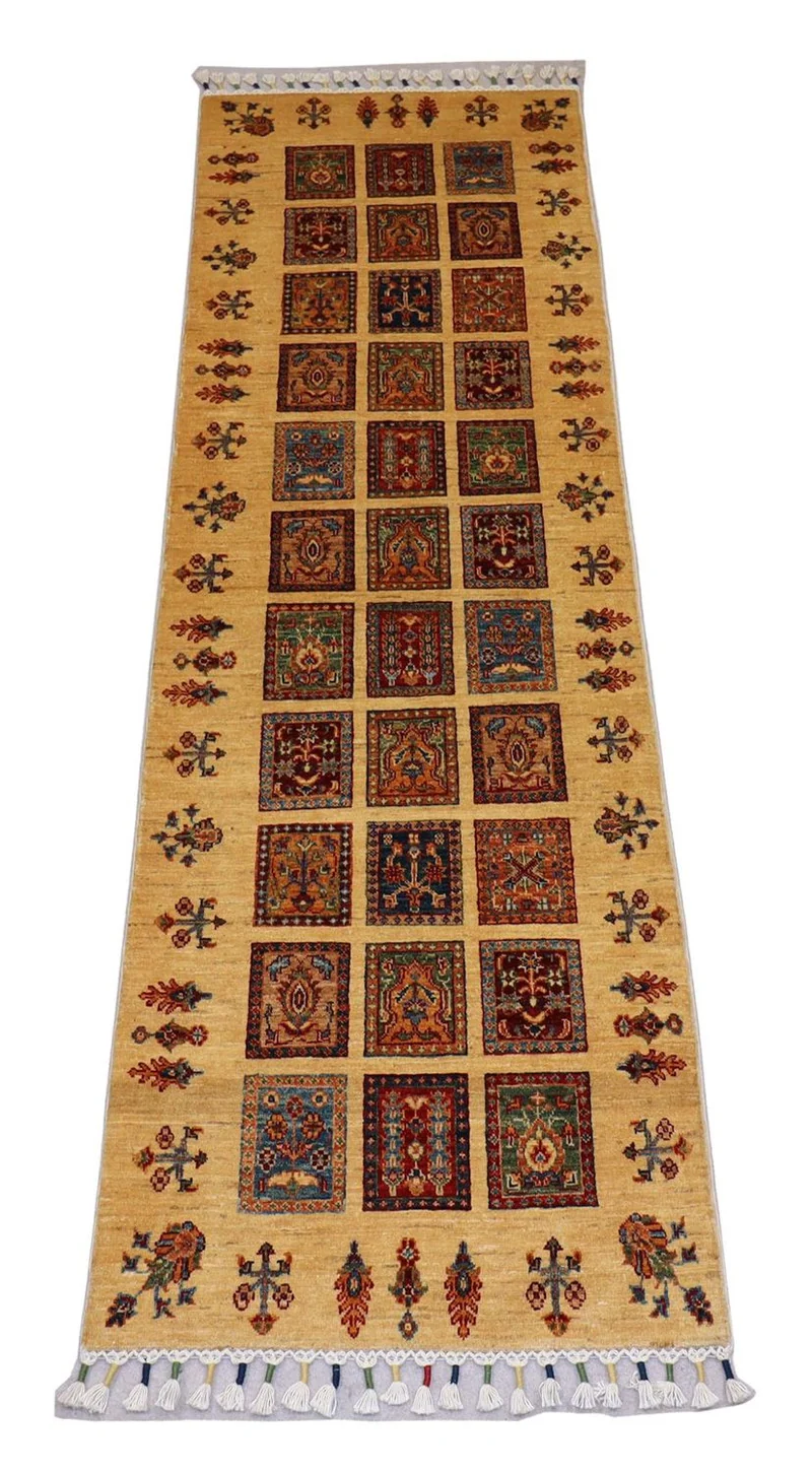 Ziegler Teppich 81 x 248 cm - dunkelrot