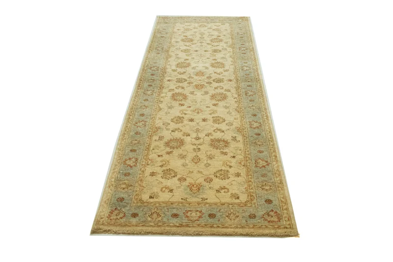 Ziegler Teppich 80 x 250 cm - senfgelb