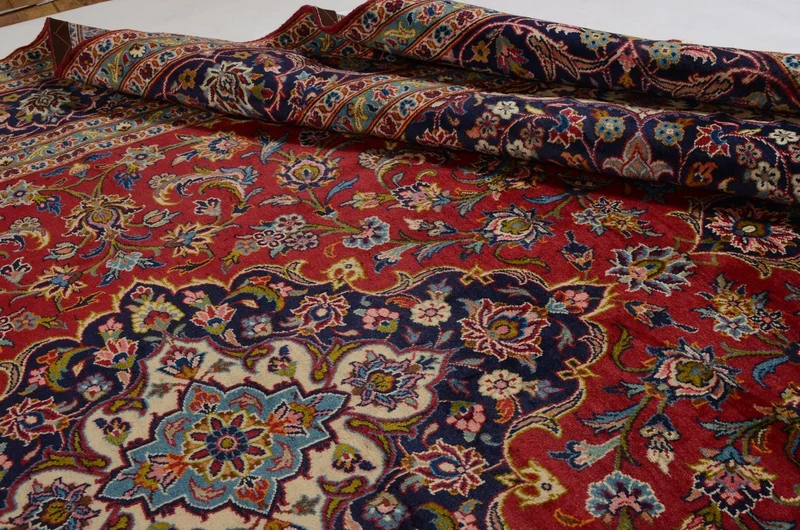 Perserteppich - Keshan 244 x 353 cm - rot