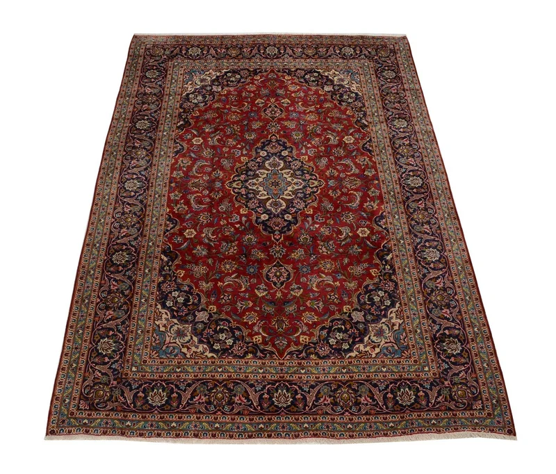 Perserteppich - Keshan 244 x 353 cm - rot