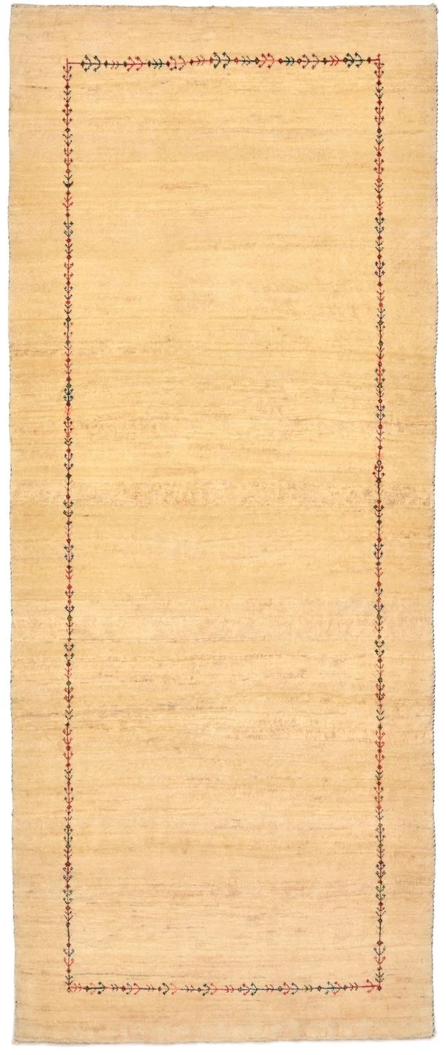 Loribaft Teppich Perser 79x199cm - Orientteppich - natur