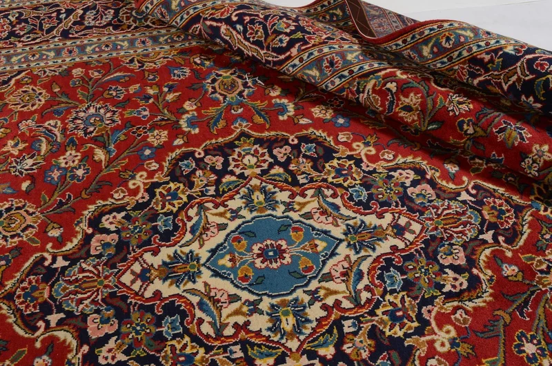 Perserteppich - Keshan 252 x 359 cm - rot