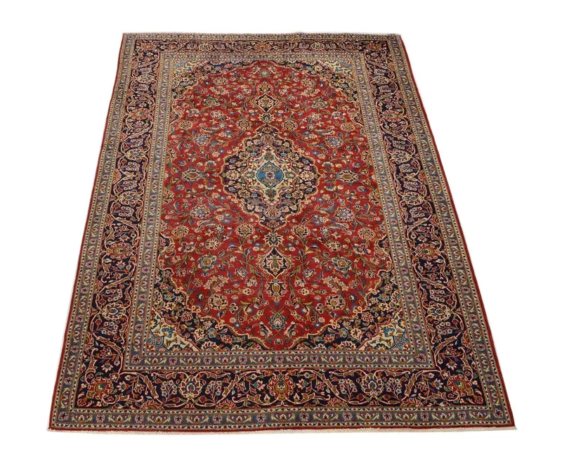 Perserteppich - Keshan 252 x 359 cm - rot