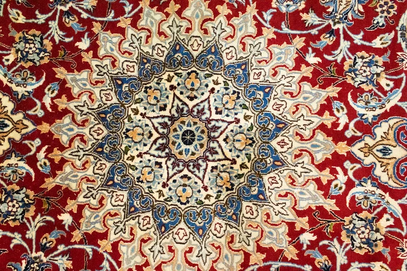 Perserteppich - Nain 244 x 356 cm - rot